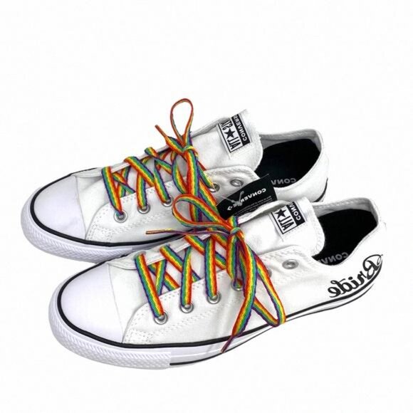 Converse Ctas OX Low Wedding White Canvas Women's Multi 171213C- Custom Sneakers - Picture 7 of 11